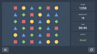AIで作った淡白なゲームのイメージ